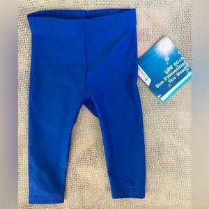 Coolibar swim pants/tights NWT and Cat & Jack rash guard